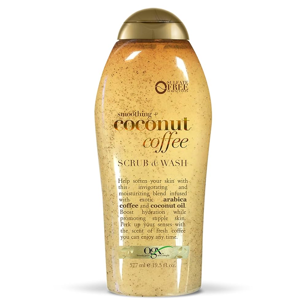 OGX Coconut Coffee Scrub & Wash