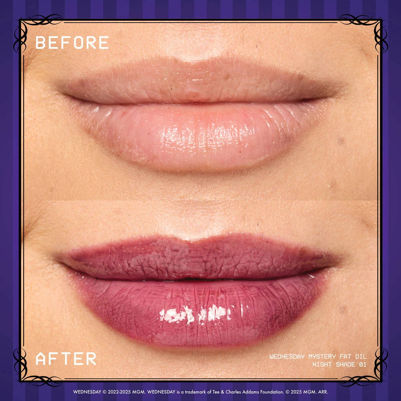 $120 - WEDNESDAY COLOR-SHIFTING LIP OIL - NIGHTSHADE
