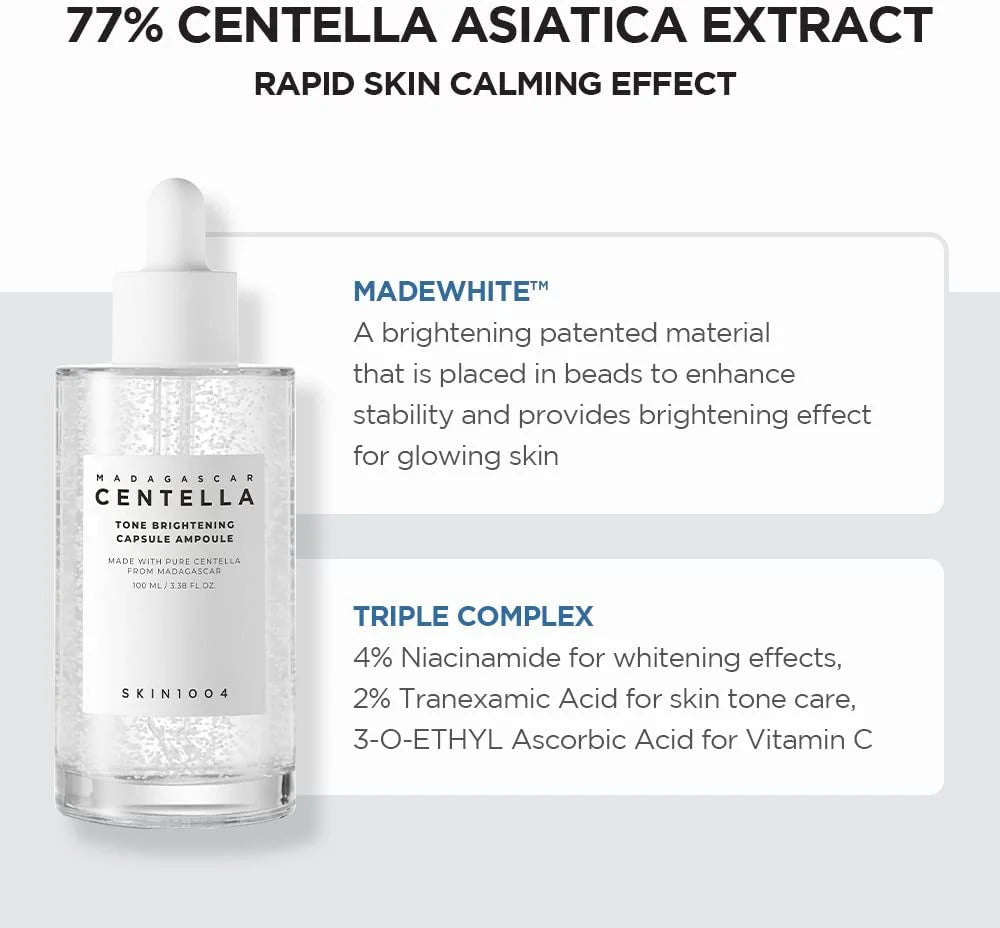 SKIN1004 Madagascar Centella Tone Brightening Capsule Ampoule 3.38 fl.oz(100ml)