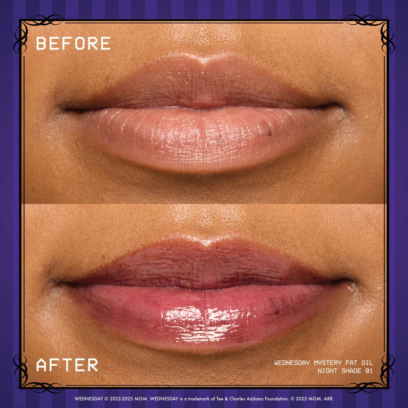 $120 - WEDNESDAY COLOR-SHIFTING LIP OIL - NIGHTSHADE