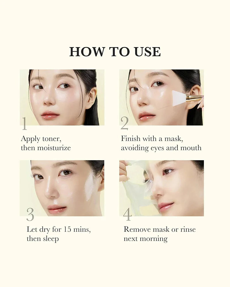 medicube Kojic Acid Turmeric Overnight Wrapping Peel Off Mask