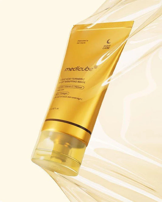 medicube Kojic Acid Turmeric Overnight Wrapping Peel Off Mask